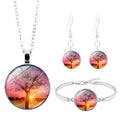 925 Silver | Bracelet - Stud Earrings Jewellery Set